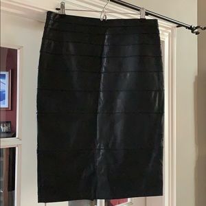 🖤🕶 Sexy black faux leather skirt.